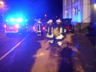 Verkehrsunfall am Kreisverkehr