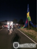 Ballonhüle auf Strommanst